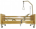 Кровать для лежачих больных с матрасом MED-MOS YG-1 (ЛДСП св.дер., метал. ламели)