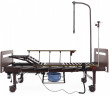 Кровать для лежачих больных электр. Мед-Мос YG-2 ЛДСП Венге с матрасом