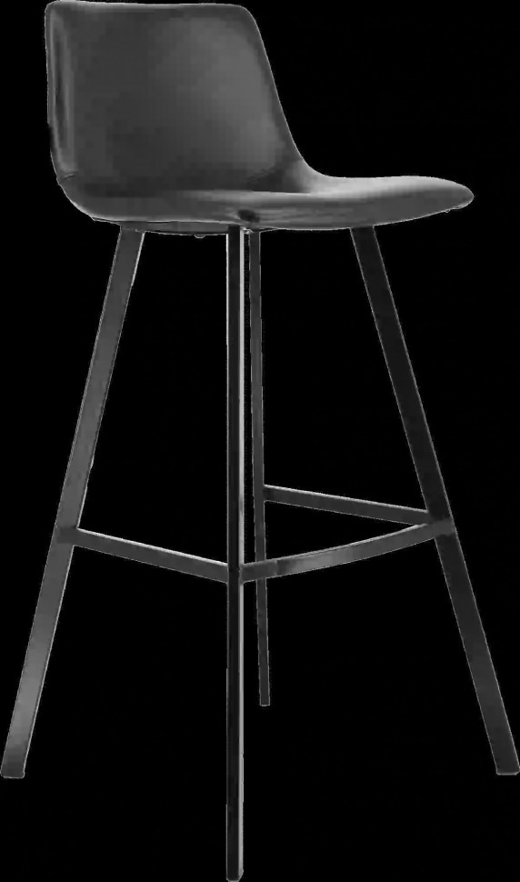 Стул барный Everprof Signal Экокожа Черный